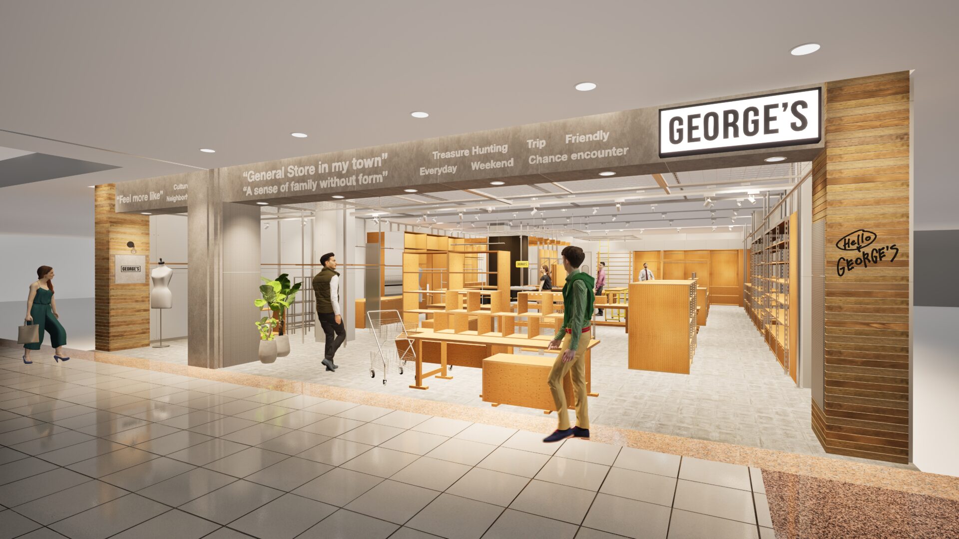 GEORGE’S  NEW SHOP